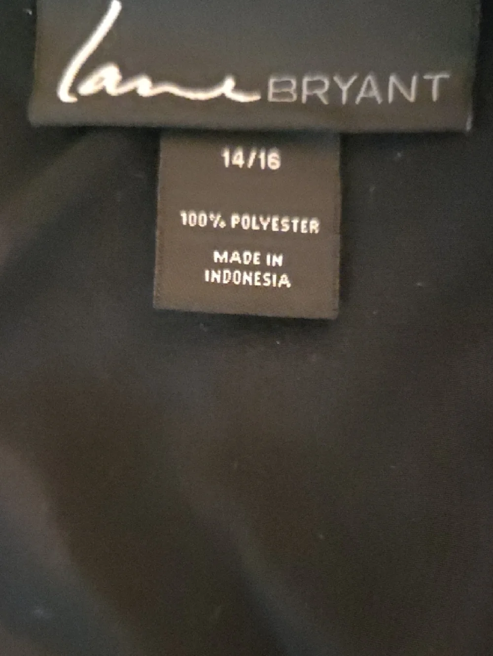 Lane Bryant Black Button Down Blouse - Picture 4 of 4